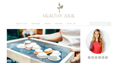 Desktop Screenshot of healthyjulie.com